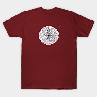 Maroon Mandala T-Shirt